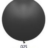 Obrie balóniky - JUMBO - 025 BLACK