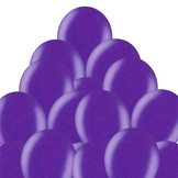 Balónek fialový metalický 062 - 30 ks