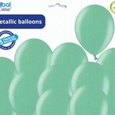 Balónek zelený metalický 063 - 50 ks