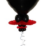 Závaží na balónky srdíčka 2ks červené spojené