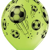 Fotbal balónky 6 ks 30 cm mix barev