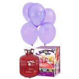 Helium Balloon time sada 50ks balónky Lavender