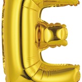Písmeno E zlatý balónek 40 cm