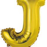Písmeno J zlatý balónek 40 cm