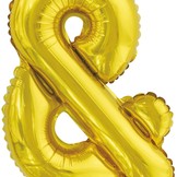 Symbol & zlaté foliové balónky 41 cm x 40 cm