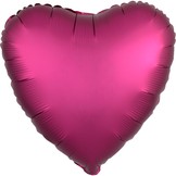 Balónek srdce tmavě růžové