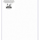 Ubrus bílý Dunisilk® 138 cm x 220 cm