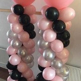 Balónková výzdoba - konstrukce na balónkový sloup