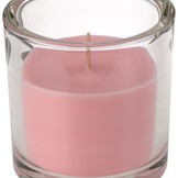 Svíčka ve skle Elegant světle růžová 10/10 cm