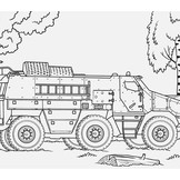 Omalovánky army A5