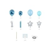 1. narozeniny balónkový set světle modrý 
