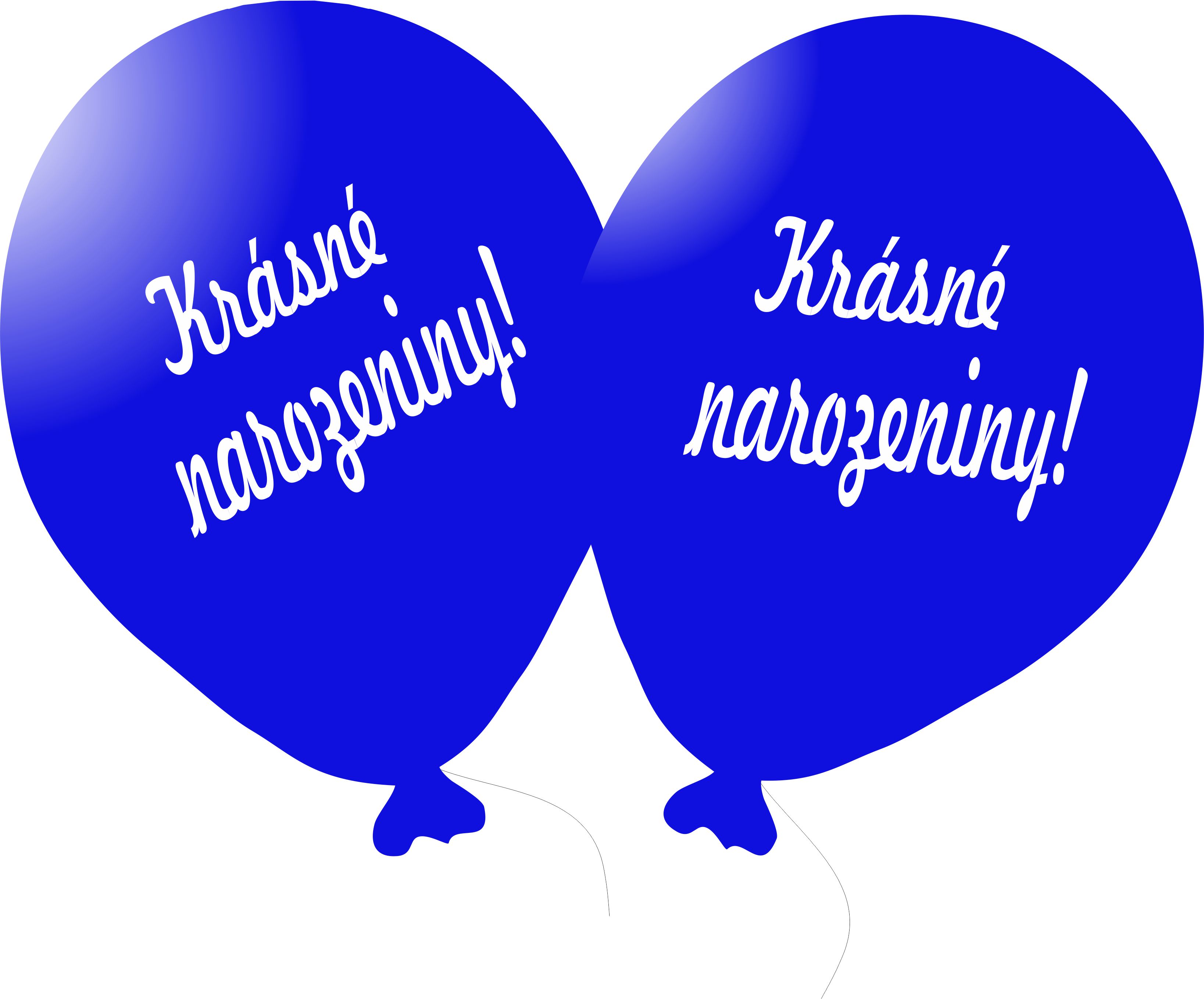 Párty v modré barvě - modrá dekorace na oslavu