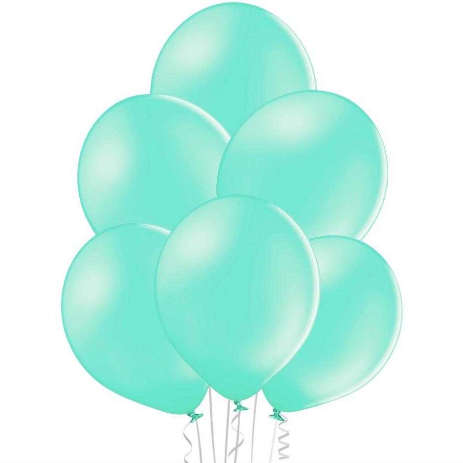 Zelené mint balónky 10 kusů