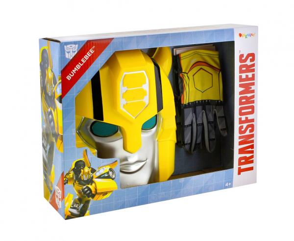 Maska Bumblebee Transformers a rukavice