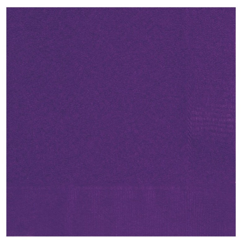 Ubrousky fialové 20 ks 2-vrstvé 25 cm x 25 cm