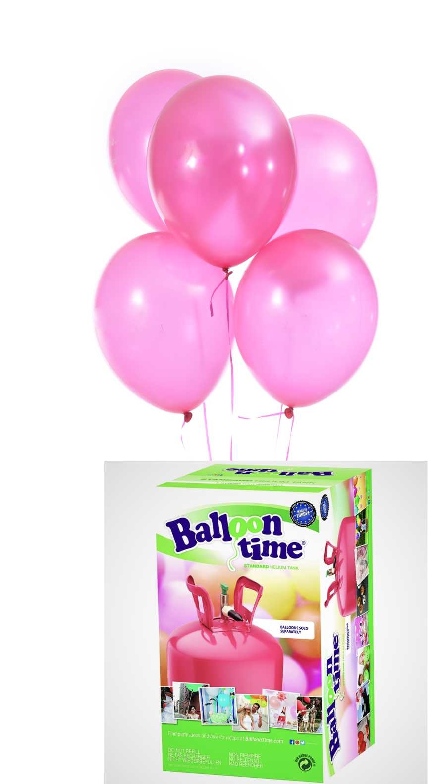 Helium Balloon time + balónky Rose 30ks