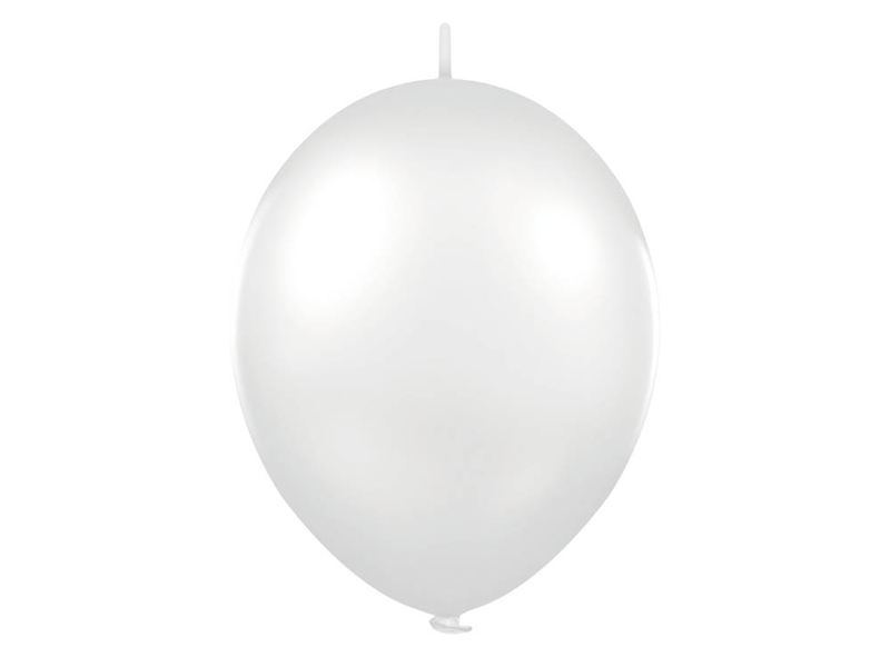 Balónek řetězový 1ks - bílá