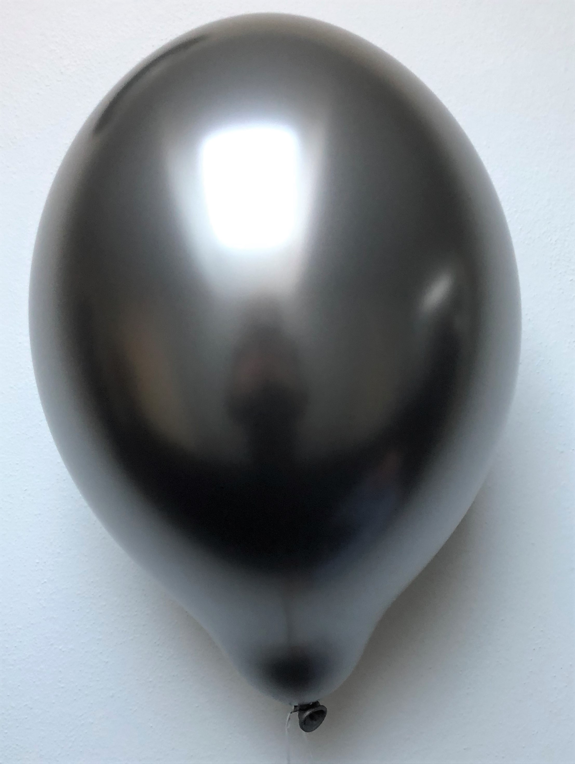 Balónky chromové šedé 6 ks 30 cm