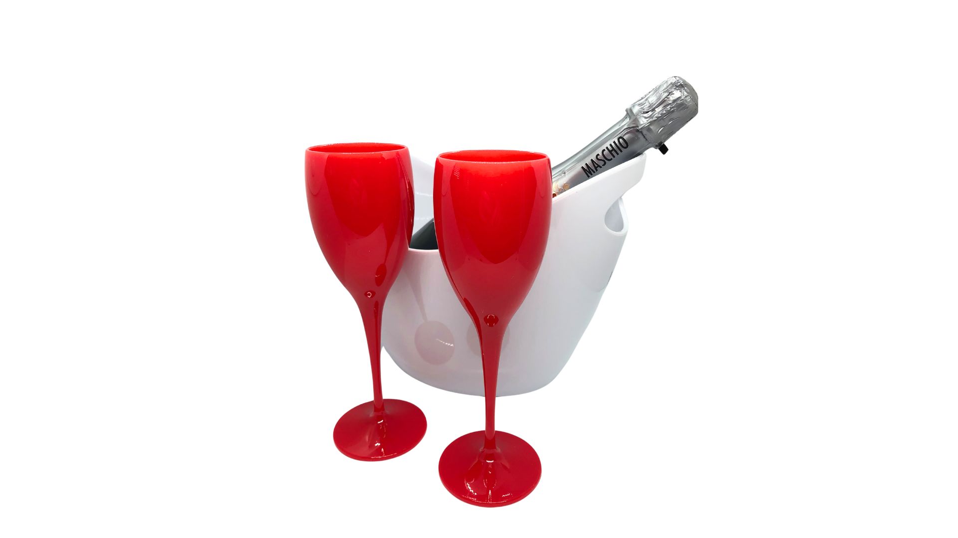 Plastové skleničky na víno červené 150 ml 2 ks