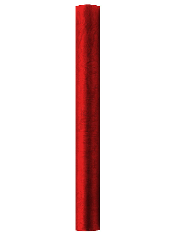 Organza červená 36 cm x 9 m