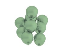 Balonek D5 chromový dekorační Lime Green