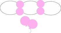 Balonek D5 dekorační 004 Pink