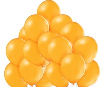 Balónky oranžové 50 kusů