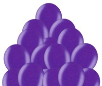 Balónek fialový metalický 062 - 30 ks