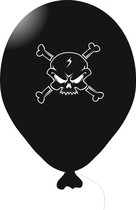 Piráti - balonek černý s potiskem