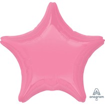 Balónek foliová hvězda růžová 42 cm