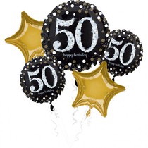 50. narozeniny balónky sada 5 ks