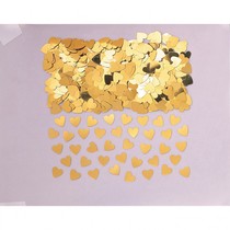 Konfety zlatá srdíčka 14 g