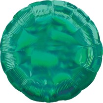 Balónek zelený holografický