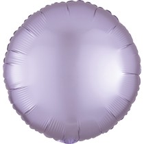 Balónek kruh foliový satén světle fialový