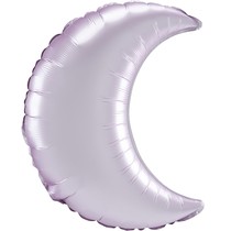 Foliový balonek měsíc satén světle růžový 66 cm 