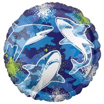 Balónek foliový žralok 42 cm