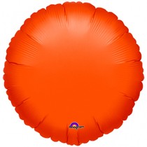 Balónek kruh Orange Metallic