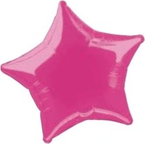 Balóniky fóliové  hviezda ružová 