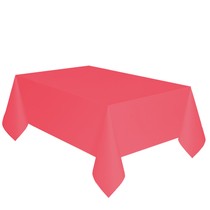 Ubrus červený papírový 137 cm x 274 cm 