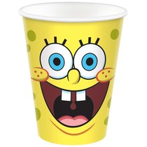 SpongeBob kelímky papírové 8 ks 266 ml
