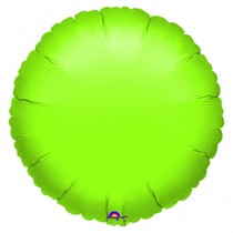 Balónek kruh Lime Green Metallic 