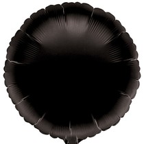 Balónek kruh Black 43cm 