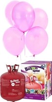 Helium Balloon time sada 50ks balonky Pink 004