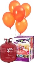 Helium Balloon time sada 50ks balónky Orange 