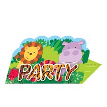 Safari pozvánky na party 8 ks