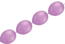 Balónek řetězový 1ks - Lavender