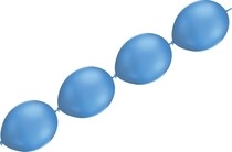 Balónek řetězový 1ks - tmavě  modrá