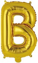 Písmeno B zlatý balónek 40 cm