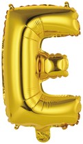 Písmeno E zlatý balónek 40 cm