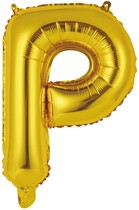 Písmeno P zlatý balónek 40 cm
